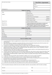 Dealer Test Drive Form | Forms/Documents/Manuals – MPMZP
