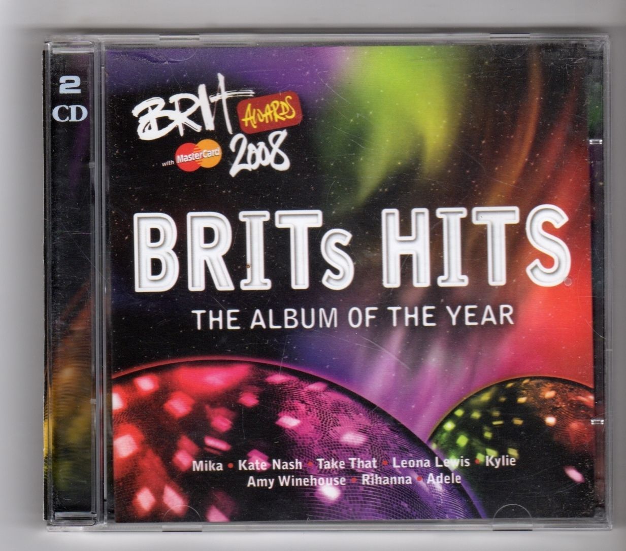 (GZ780) Various Artists, Brits Hits - The Album Of The Year - 2008 Double CD