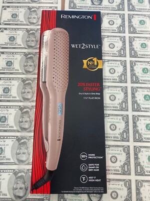 Remington Pro Wet2Style 1 3/4 in Flat Iron - Pink S25A10