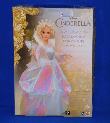 Fairy Godmother Live Action Cinderella Disney Mattel Doll NRFB H
