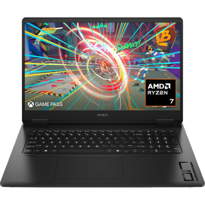 Hewlett Packard OMEN 17-db0010nr 17.3'' AMD Ryzen 7 8845HS CoPilot Gaming Laptop