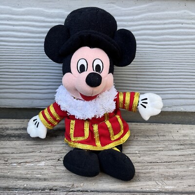 Mickey Mouse Beefeater London Plush Doll Toy 9''