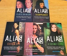 Alias TV Series Tie-In Lot of Five Novels  Jennier Garner Bantam Books NEAR MINT