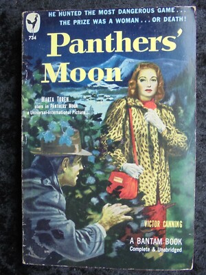 PANTHERS' MOON VICTOR CANNING COLLECTIBLE BANTAM MYSTERY NOVEL