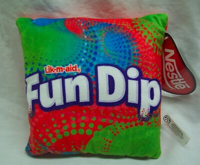 Nestle Lik-m-aid FUN DIP CANDY 7'' Plush STUFFED ANIMAL Toy NEW w/ TAG