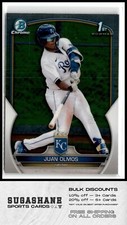 2023 Bowman Chrome BCP-136 Juan Olmos   Royals  Baseball Card