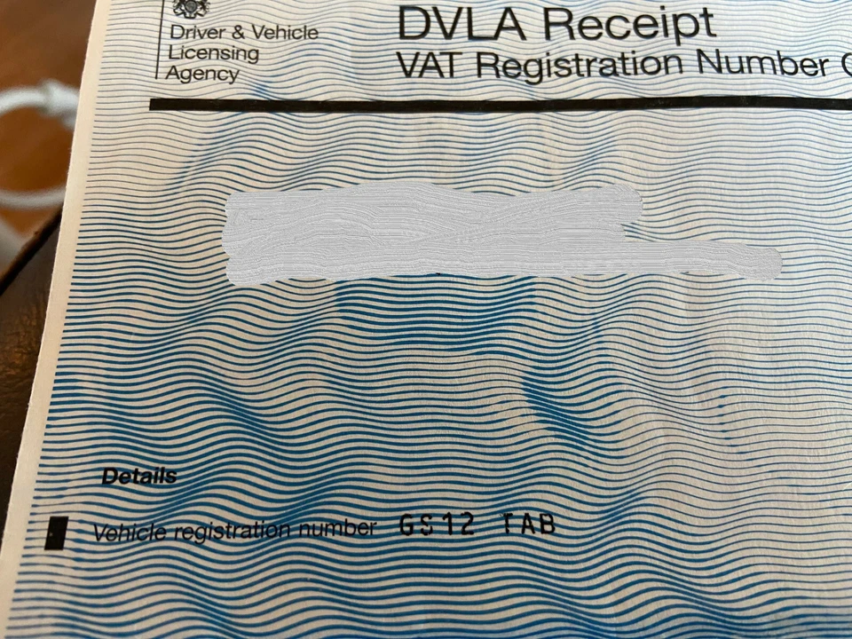 GS12 TAB Cherished registration - transfer fee paid. Open to offers - Image 2 of 3