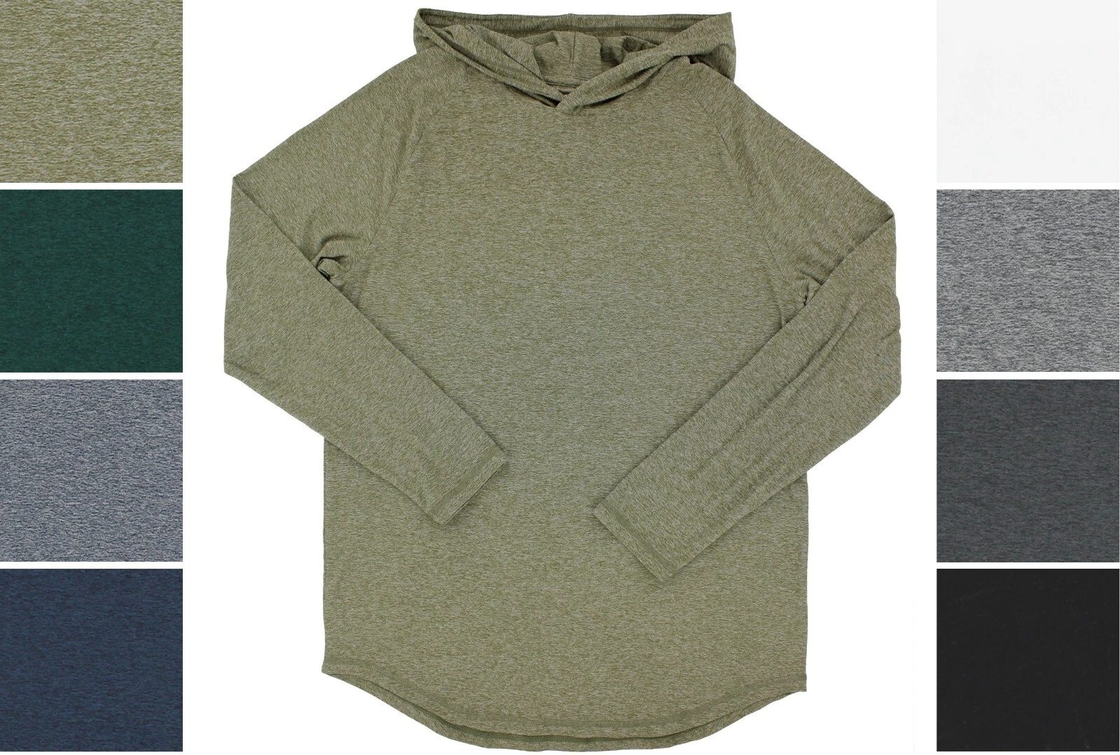 True Classic Men's Hooded T-Shirt, Long Sleeve Lightweight Stretch Heathered Tee
Opens in a new wind