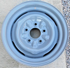 Vintage Factory Gm 14 X 5 Welded Back Steel Wheel. 5 Lug X 4.75. Gm V.