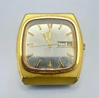 OMEGA Seamaster Megaquartz 32 KHz Watch  Cal 1310 Vintage Mens 196.0023 Beige
