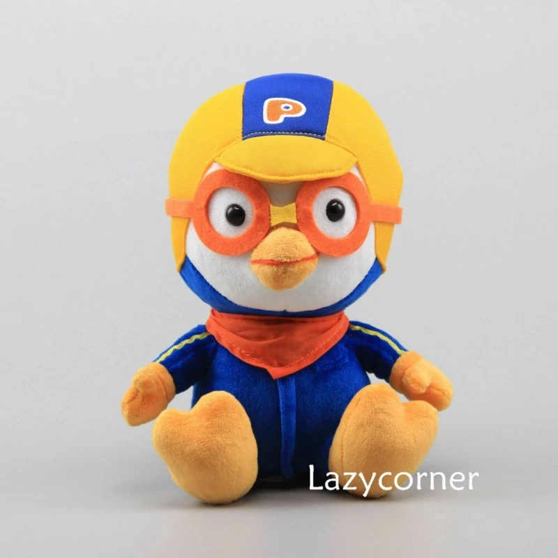 9'' Korea Pororo Plush Toy Crong Eddy Loopy Petty Harry Poby Stuffed Animal - Image 3 of 4