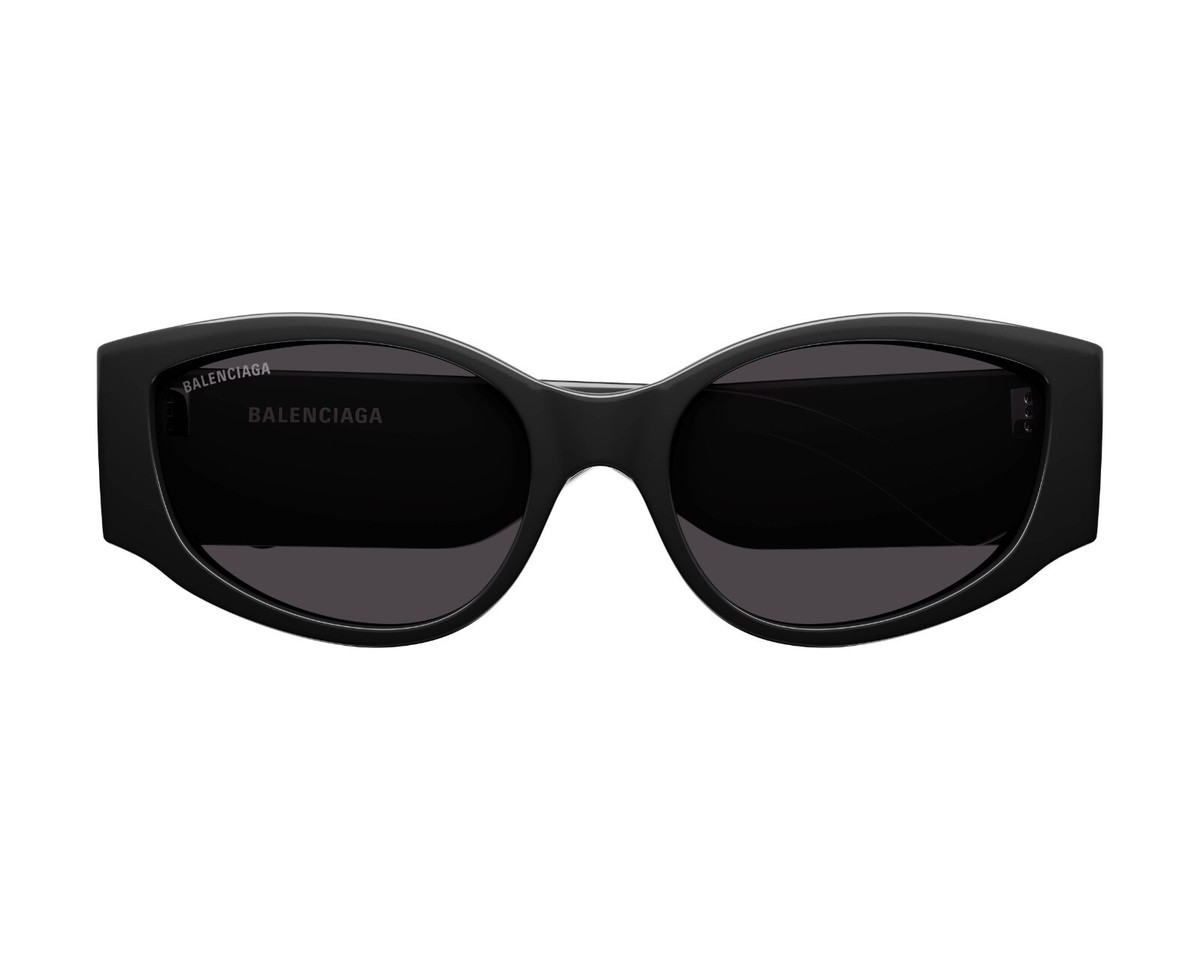 サングラス BALENCIAGA Woman Sunglasses Grey BB0258S 001 BALENCIAGA BB0258S 001 BLACK-GREY LENS WOMEN'S SUNGLASSES