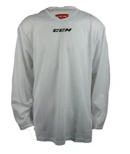 CCM Hockey Senior/Adult White 5000 Practice Jersey