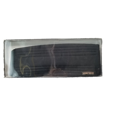 Vintage Lord West Men's Cummerbund Black One Size