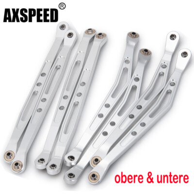 Alloy Metall Ober & Rückseite LINKAGE Link Rod Für Axial Wraith 1/10 RC Crawler 
