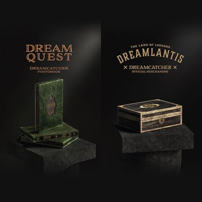 DREAMCATCHER OFFICIAL PHOTO BOOK DREAMQUEST+MERCHANDISE DREAMLANTIS WHITE SET