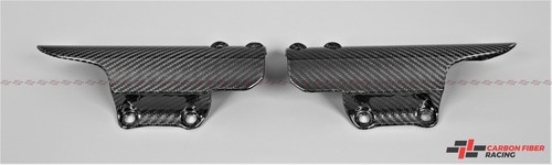 2015 Ducati Scrambler Front Shock Protectors - 100% Carbon Fiber - Picture 3 of 3