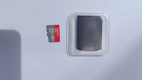 For PS Vita 1000 2000 SD2Vita 128 GB MicroSD SanDisk Ultra For PSVita Game Card