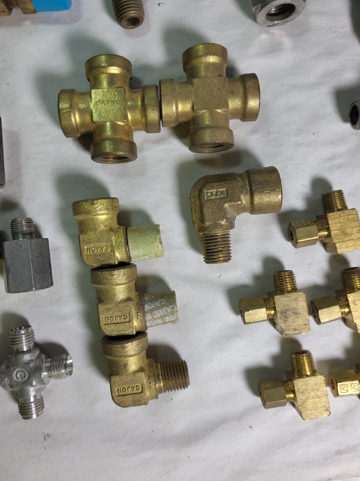 Lot of 87 + Brass Fittings Cajon, Swagelok, & other etc. eBay