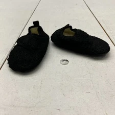 Scurtain Black Lined Cozy Lightweight House Slippers Toddler Size 6.5-7.5 NEW