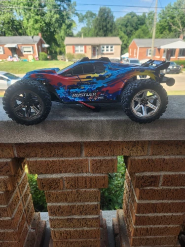Traxxas Rustler 4 x 4 VXL Brushless Stadium Truck - Red 67076-4