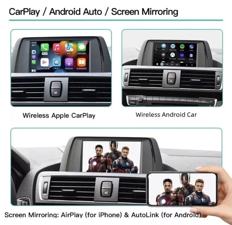 BMW Wireless Apple CarPlay Android Auto RETROFIT NBT F7 F10 F15 F20 F25 F30 F80 - Image 2 of 4
