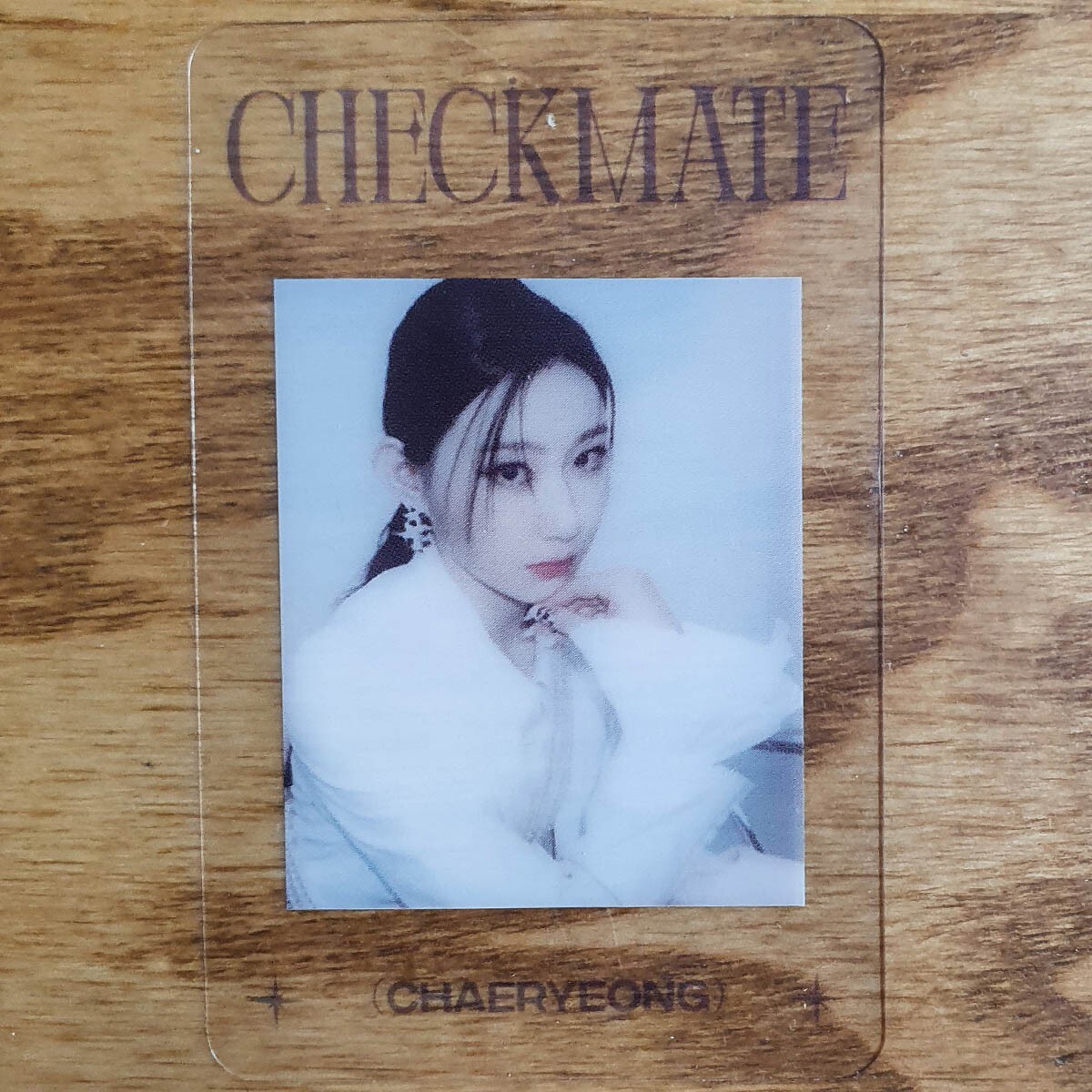 Chaeryeong Official Clear Photocard Itzy Checkmate Genuine Kpop | eBay