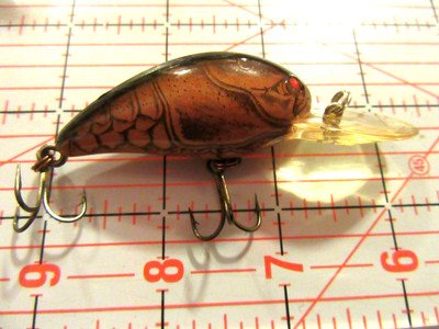Lot Vintage De 5 Leurres De Pêche Crankbaits Bomber – Modèle “A” Plongeurs – Vis-Tail – État Excellent