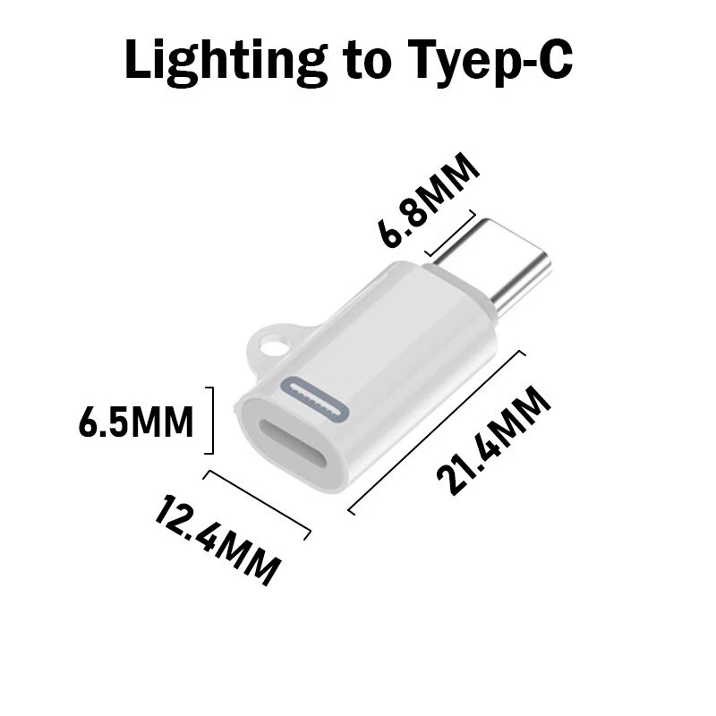 4x For iPhone 17/16/15Pro Plus Max Type-C Male to 8-Pin Female Adapter Converter - Image 3 of 4