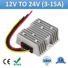 DC Step Up 12v to 24v Voltage Regulator 15A 12A 10A 5A 3A Boost Power Converter
