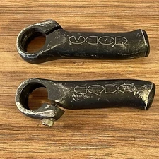 Vintage Cannondale CODA Short Bend MTB Bar Ends Black Aluminum