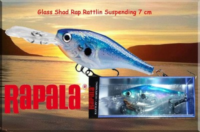 Rapala Glass Shad Rap GSR 7 - Suspending - Wobbler - Crankbait - Kunstköder