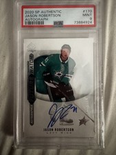2020 SP Authentic #170 JASON ROBERTSON Auto RC Future Watch /999 Rookie PSA 9
