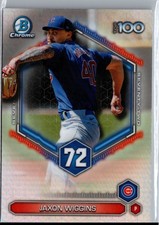 2026 Bowman Baseball Jaxon Wiggins Bowman Scouts Top 100 #BTP-72