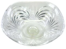 6.5 x 2.5" Crystal Glass Chandelier BOBECHE Soft Square Edges, Clear