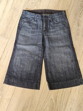 7 For All Mankind "Dojo" Cropped Jeans Women's Size 27 Made In USA