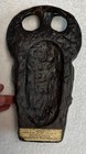 Demi Sec Liqueur Tiki Mask Voodoo African Decanter Ditta Bralatta w Tag EMPTY — photo 2