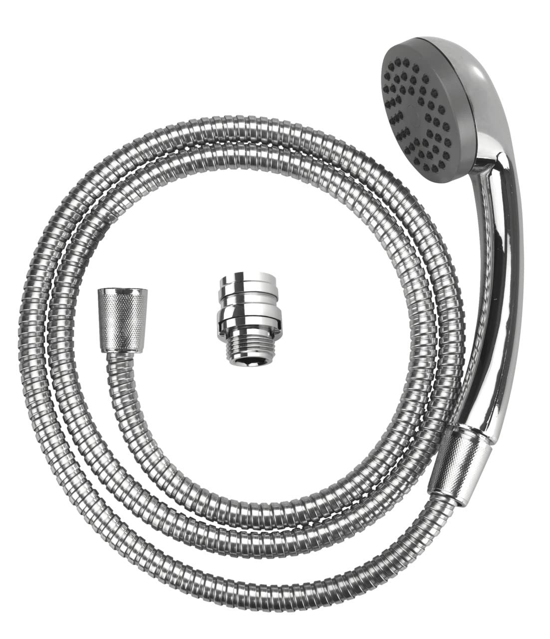 Douchette lavabo universelle anti-calcaire en inox argenté - Modèle Standard