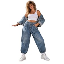 80s Sergio Valente High Waisted Pleated Tapered Jeans Blue Medium Wash 80s
