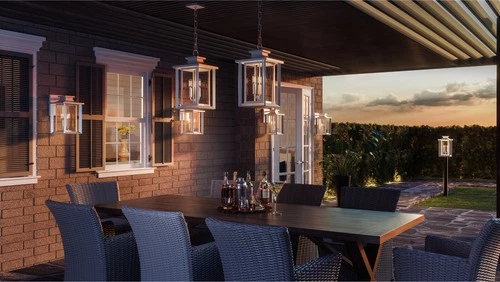 Wakefield 3-Light Outdoor Wall Mount in Matte White - Picture 6 of 6