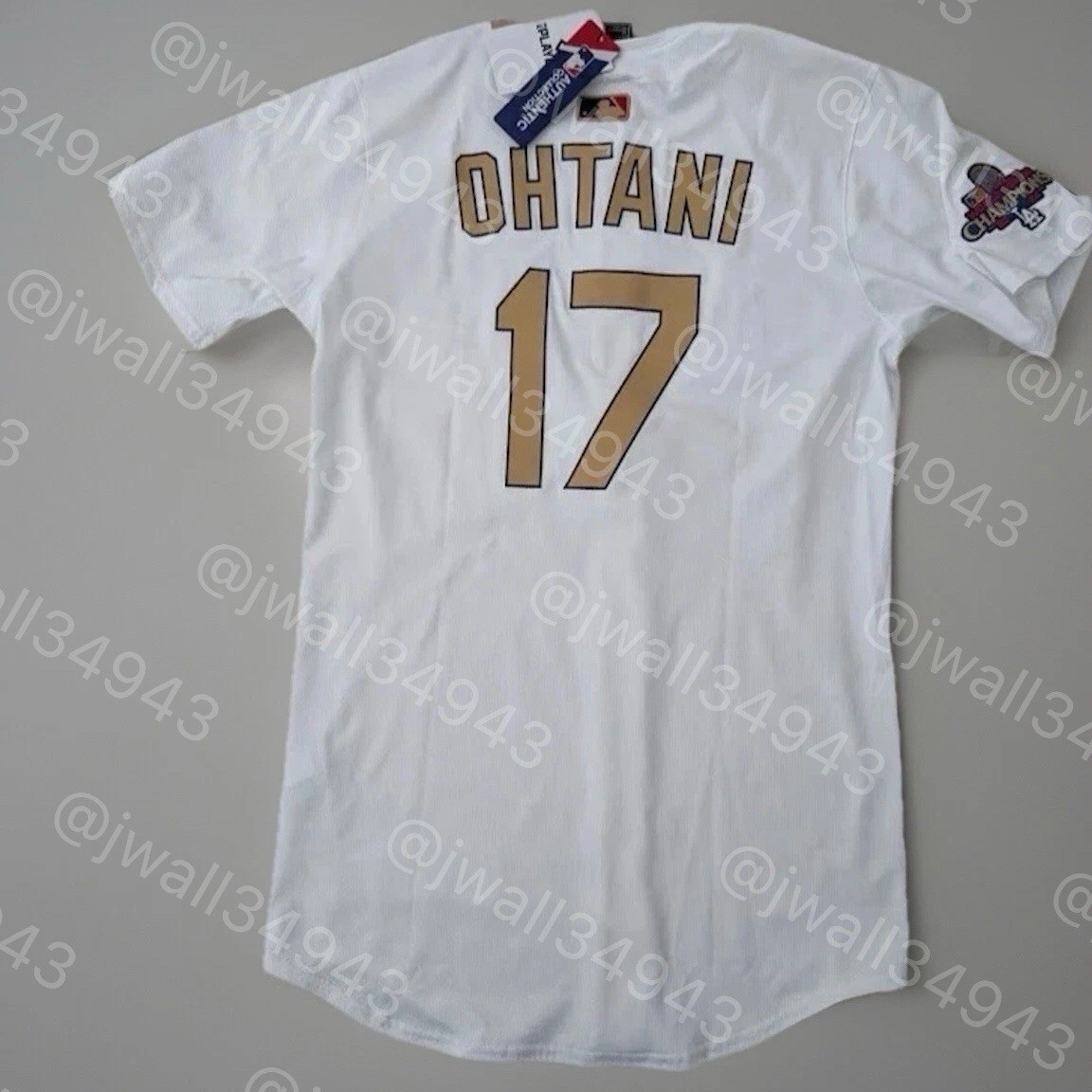 Shohei Ohtani Los Angeles Dodgers Nike 2025 Gold Collection White ELITE  Jersey