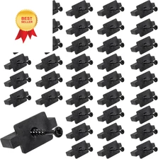 50Pcs Hidden Fasteners Clips for Deck Fastening, Black Nylon 50pcs, 