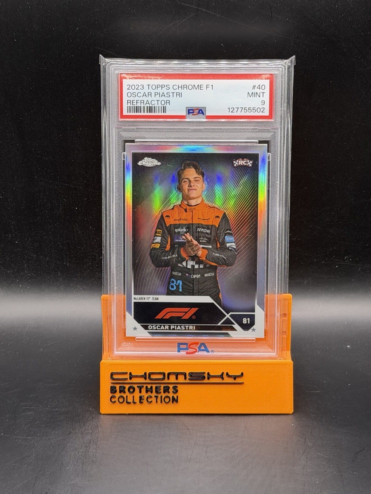 Oscar Piastri 2023 Topps Chrome Formula 1 #40 Refractor Price