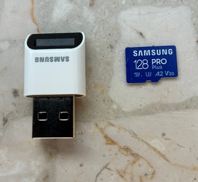 SAMSUNG PRO Plus microSD mit USB Adapter 