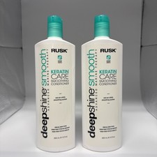 RUSK deepshine smooth Keratin Care Conditioner Keratin 12 fl oz All Hair Types
