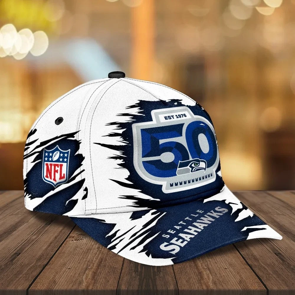 Seahawks 50th Anniversary Classic Cap