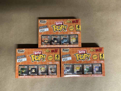 Dragon Ball Z Funko Bitty Pops  Set Of 12 New In Box Chase Edition - No doubles
