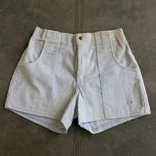 Vintage OP Ocean Pacific Surf Skate Shorts Men  s 70s Corduroy Baby Blue Size 34