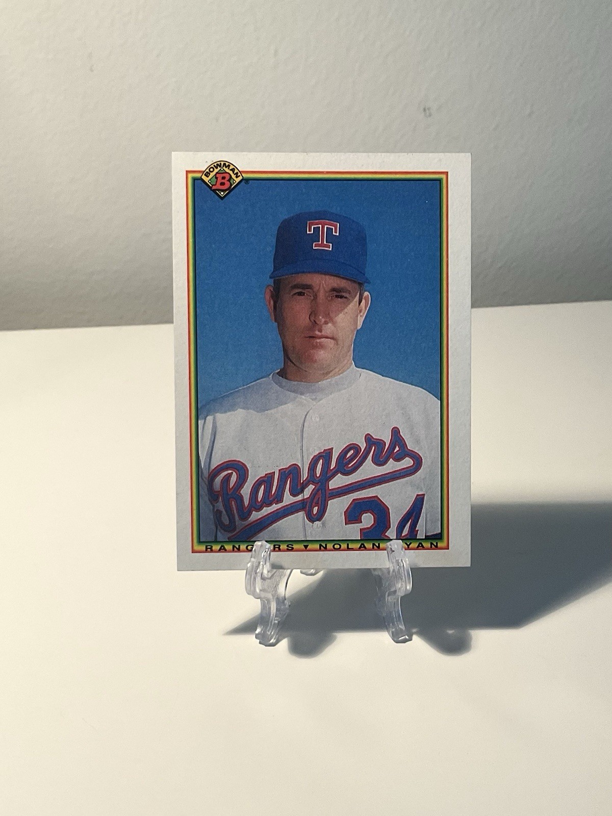 Nolan Ryan - 1990 Bowman #486  / Texas Rangers ⚾️ 🌟 🐎 