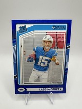 2024 Panini Donruss - Rated Rookie Ladd McConkey #328 Blue Press Proof (RC)